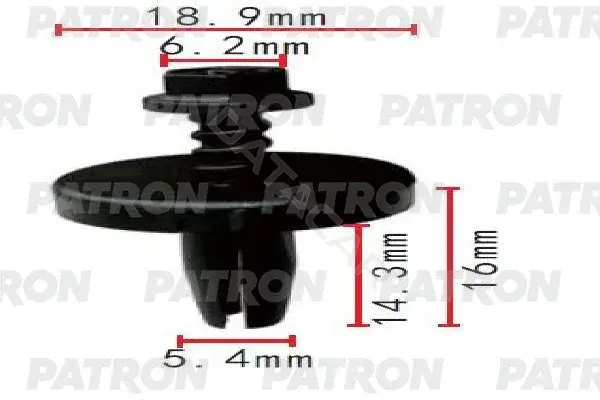 Клипсы, фиксаторы, зажимы PATRON P37-1918