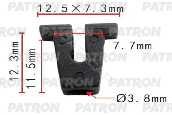 Клипсы, фиксаторы, зажимы PATRON P37-1925