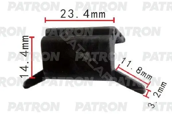 Клипсы, фиксаторы, зажимы PATRON P37-1940