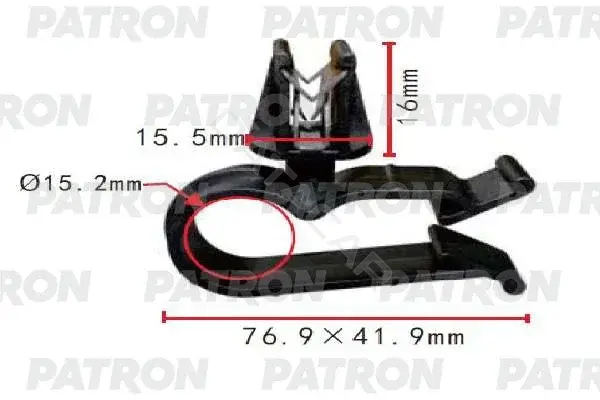 Клипсы, фиксаторы, зажимы PATRON P37-1942