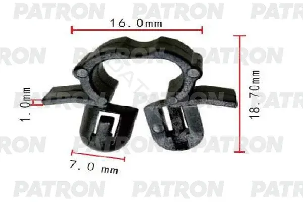 Клипсы, фиксаторы, зажимы PATRON P37-1950
