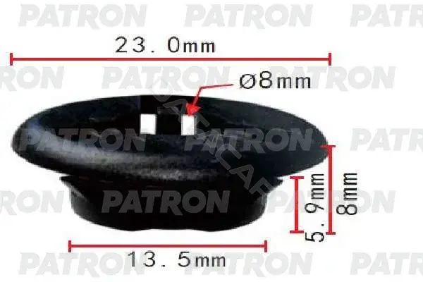 Клипсы, фиксаторы, зажимы PATRON P37-1951