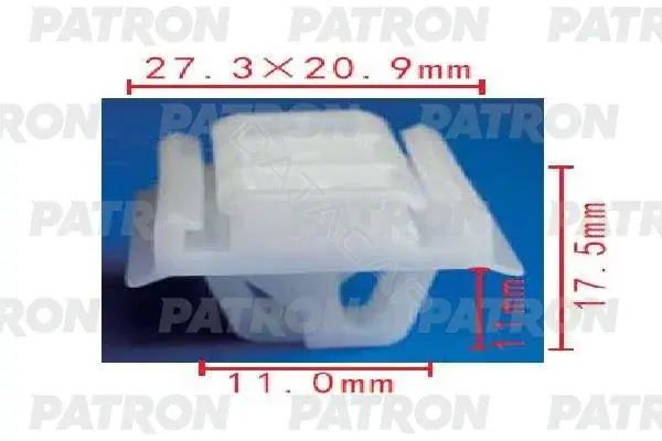 Клипсы, фиксаторы, зажимы PATRON P37-1952
