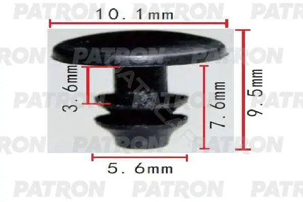 Клипсы, фиксаторы, зажимы PATRON P37-1955