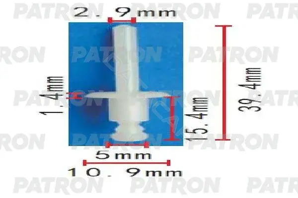 Клипсы, фиксаторы, зажимы PATRON P37-1960