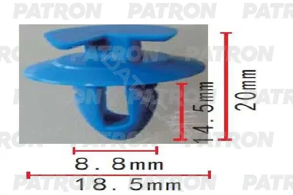 Клипсы, фиксаторы, зажимы PATRON P37-1965