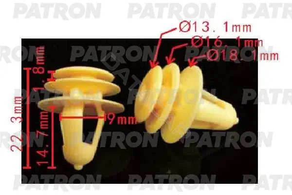 Клипсы, фиксаторы, зажимы PATRON P37-1971
