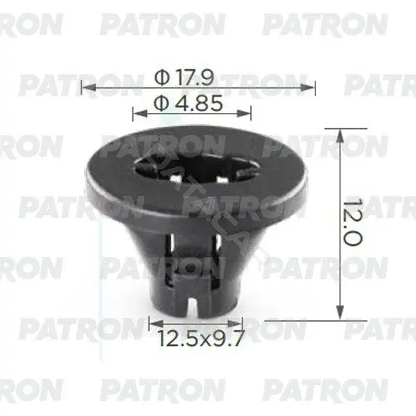 Клипсы, фиксаторы, зажимы PATRON P37-1973