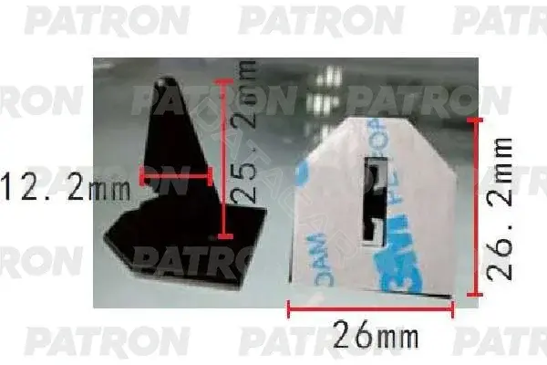 Клипсы, фиксаторы, зажимы PATRON P37-1974