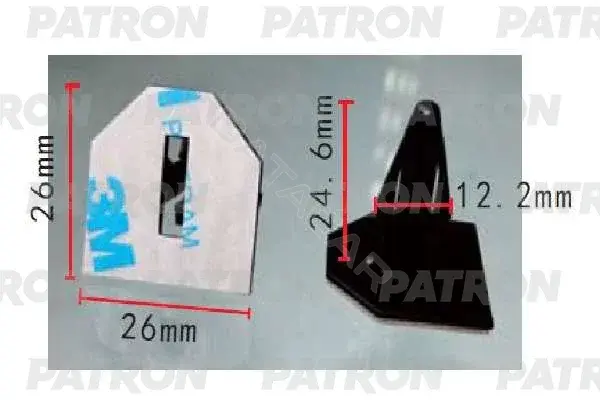 Клипсы, фиксаторы, зажимы PATRON P37-1975