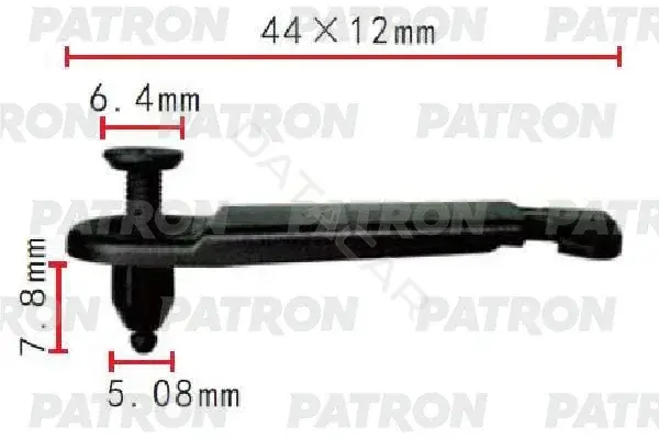 Клипсы, фиксаторы, зажимы PATRON P37-1979