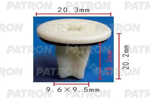 Клипсы, фиксаторы, зажимы PATRON P37-1981