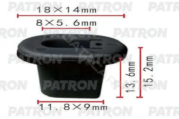 Клипсы, фиксаторы, зажимы PATRON P37-1982