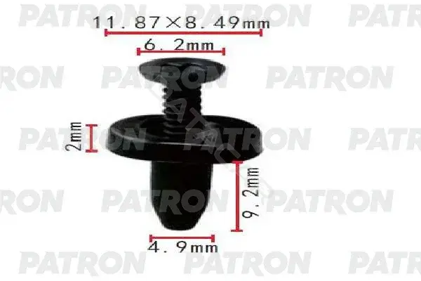 Клипсы, фиксаторы, зажимы PATRON P37-1984