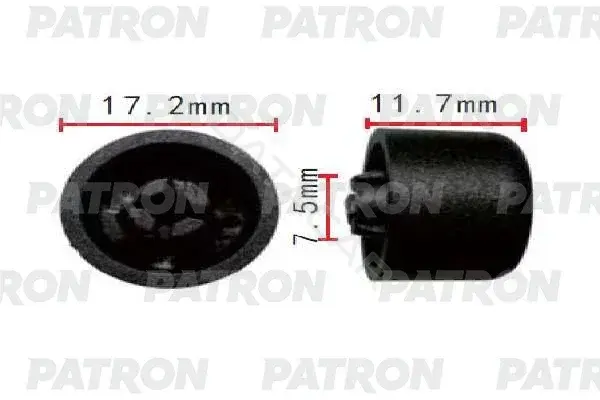 Клипсы, фиксаторы, зажимы PATRON P37-1987
