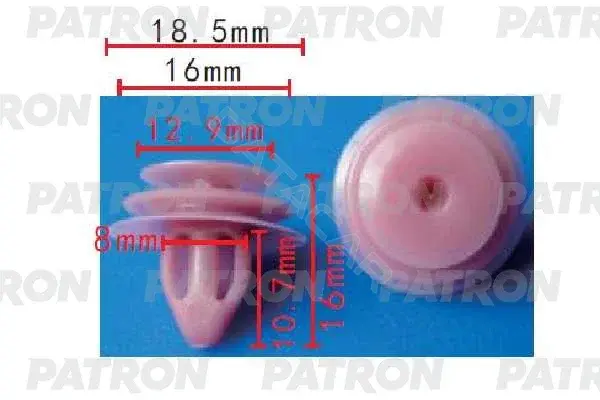 Клипсы, фиксаторы, зажимы PATRON P37-1992