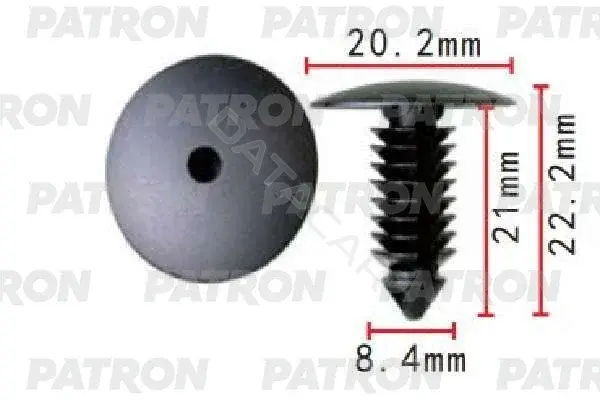Клипсы, фиксаторы, зажимы PATRON P37-2008