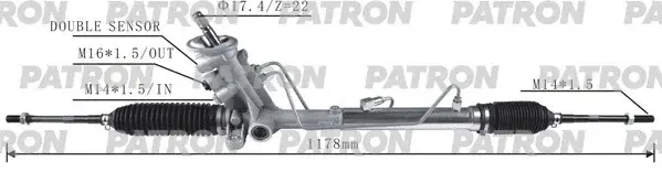 Рулевая рейка PATRON PSG3057