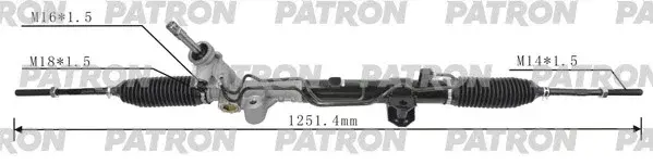Рулевая рейка PATRON PSG3092