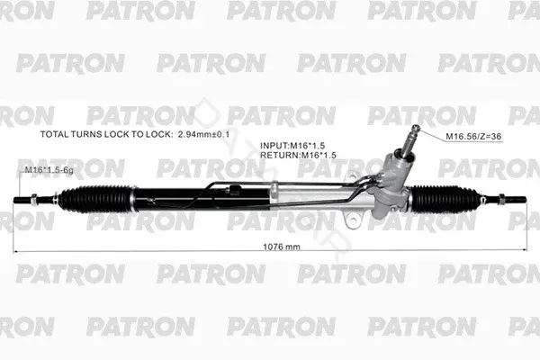 Рулевая рейка PATRON PSG3132