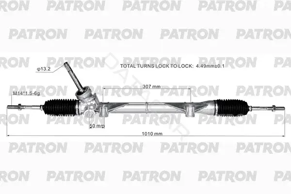 Рулевая рейка PATRON PSG3134