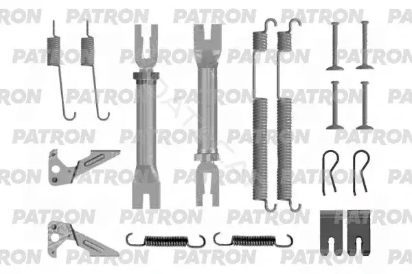 Ремкомплект тормозных колодок PATRON PSRK0267