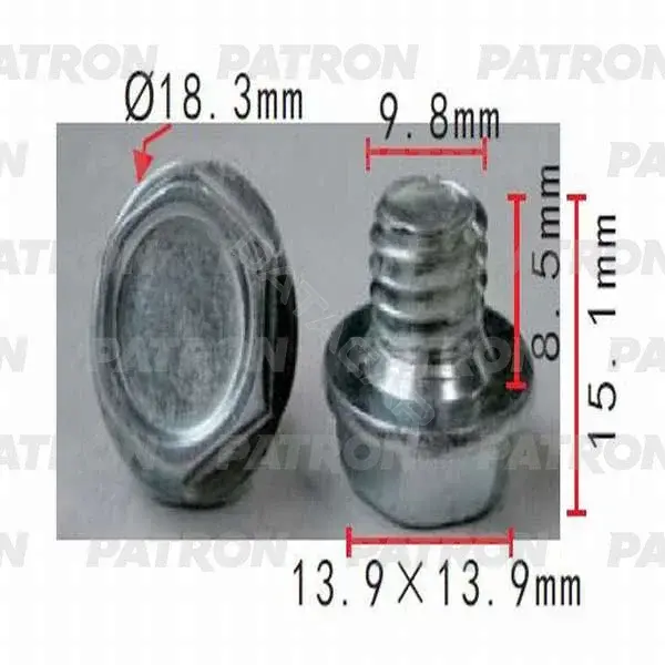Клипсы, фиксаторы, зажимы PATRON P37-0552