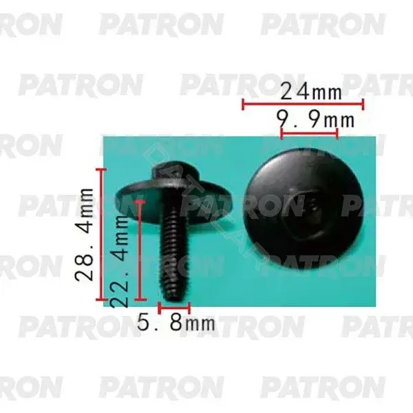 Клипсы, фиксаторы, зажимы PATRON P37-2193