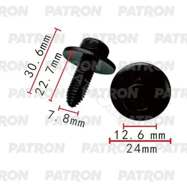 Клипсы, фиксаторы, зажимы PATRON P37-2198