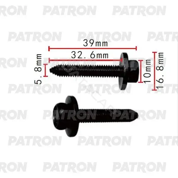 Клипсы, фиксаторы, зажимы PATRON P37-2199
