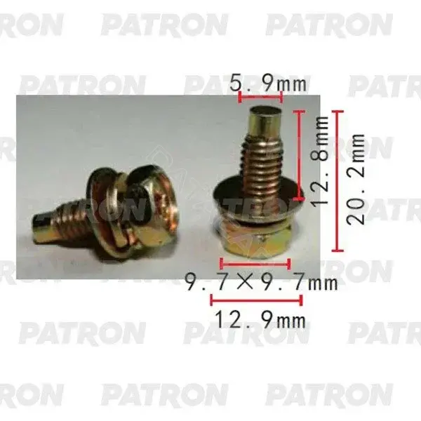 Клипсы, фиксаторы, зажимы PATRON P37-2222