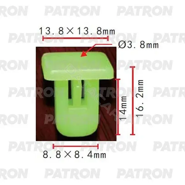 Клипсы, фиксаторы, зажимы PATRON P37-2042