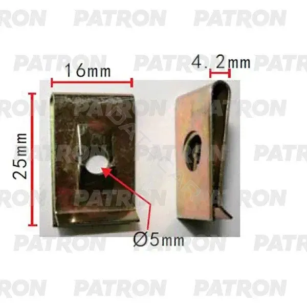 Клипсы, фиксаторы, зажимы PATRON P37-2170