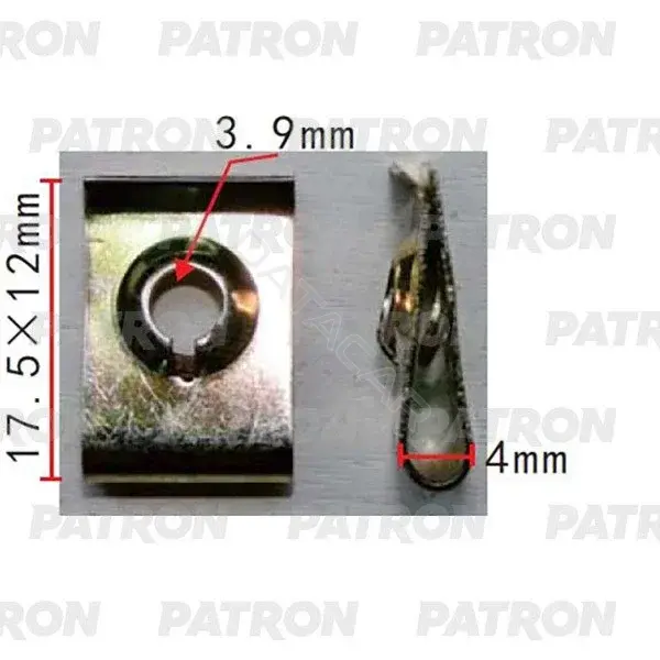 Клипсы, фиксаторы, зажимы PATRON P37-2211