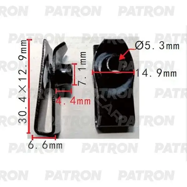 Клипсы, фиксаторы, зажимы PATRON P37-2230