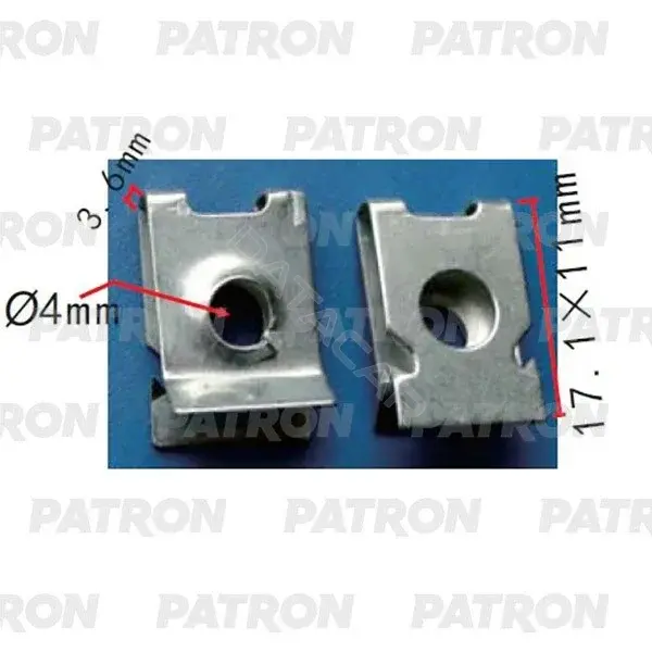 Клипсы, фиксаторы, зажимы PATRON P37-2234