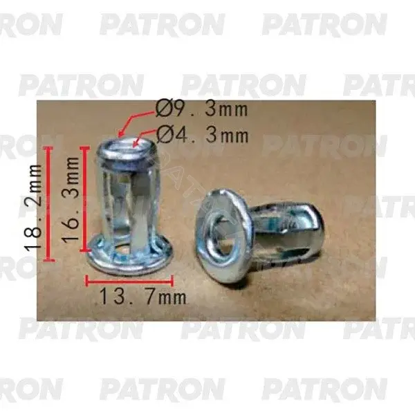 Клипсы, фиксаторы, зажимы PATRON P37-2247