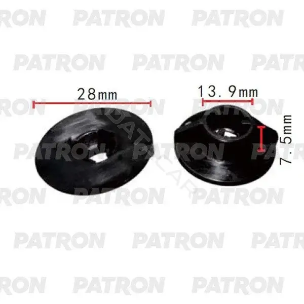 Клипсы, фиксаторы, зажимы PATRON P37-2060