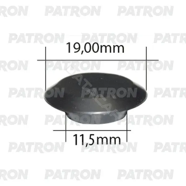 Клипсы, фиксаторы, зажимы PATRON P37-2818T