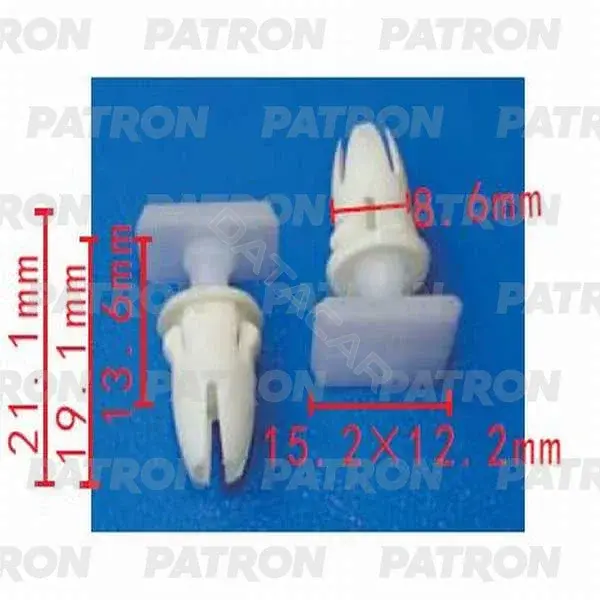 Клипсы, фиксаторы, зажимы PATRON P37-0284S