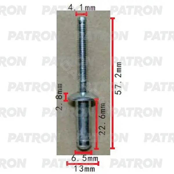 Клипсы, фиксаторы, зажимы PATRON P37-2271