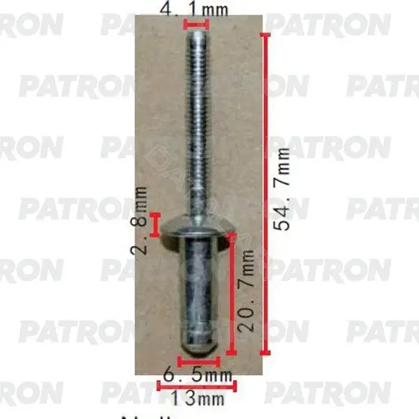 Клипсы, фиксаторы, зажимы PATRON P37-2272