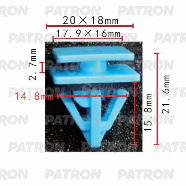 Клипсы, фиксаторы, зажимы PATRON P37-0384S