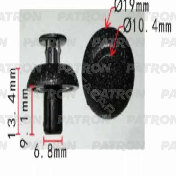 Клипсы, фиксаторы, зажимы PATRON P37-0525S