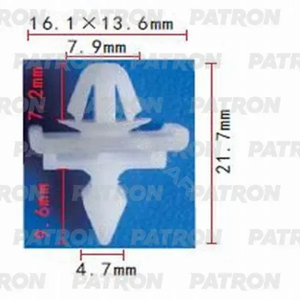 Клипсы, фиксаторы, зажимы PATRON P37-0925S