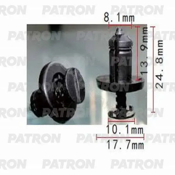 Клипсы, фиксаторы, зажимы PATRON P37-0938S