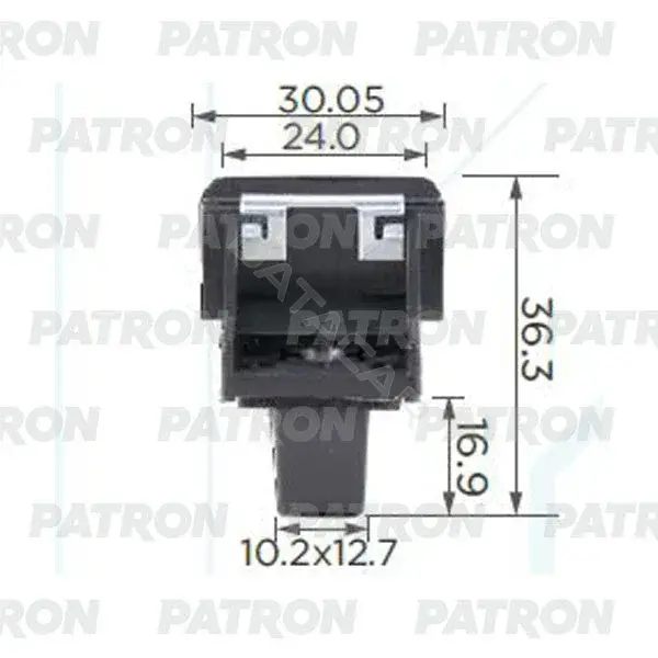 Клипсы, фиксаторы, зажимы PATRON P37-1085