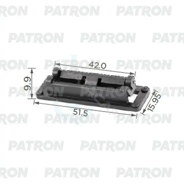 Клипсы, фиксаторы, зажимы PATRON P37-1211