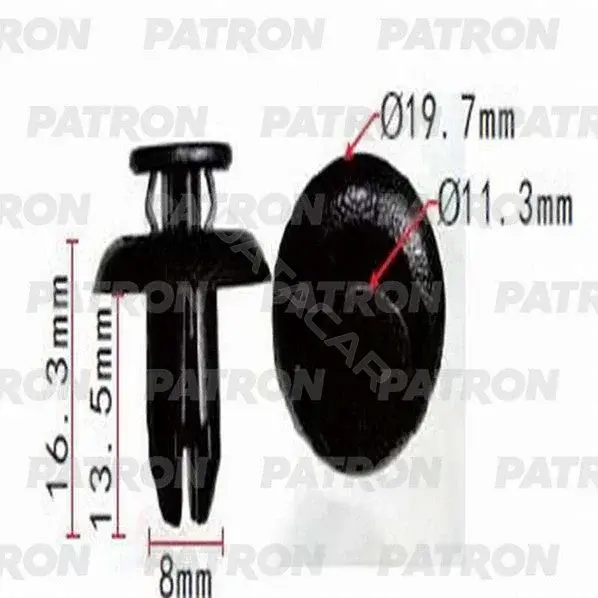 Клипсы, фиксаторы, зажимы PATRON P37-1289S