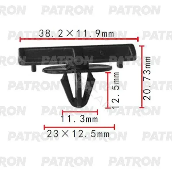 Клипсы, фиксаторы, зажимы PATRON P37-2025